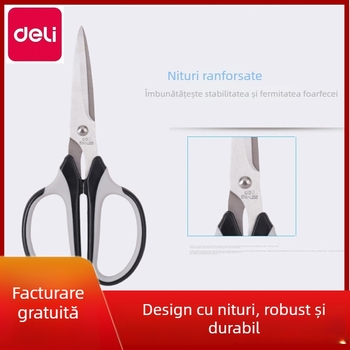 Deli 6001 Tăietor de hârtie din oțel inoxidabil pentru birou, casă și școală, 6018 Cuțit de tăiere a hârtiei
