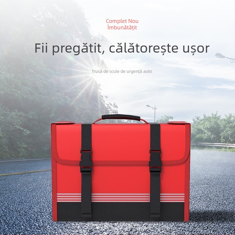 Kit de urgență auto pentru călătorii cu mașina – set personalizabil