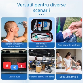 Kit EVA portabil de urgență pentru exterior – uz casnic, salvare și evacuare, set complet pentru camping și mașină