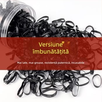 Elastic de păr de unică folosință, îngroșat și durabil, pentru femei, care nu trag părul