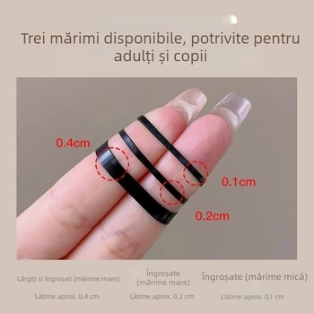 Elastic de păr de unică folosință, îngroșat și durabil, pentru femei, care nu trag părul