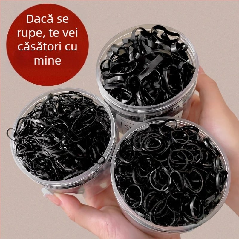 Elastic de păr de unică folosință, îngroșat și durabil, pentru femei, care nu trag părul