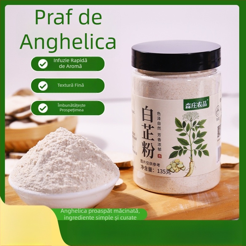 Pulbere de angelică pentru condimente – angelică pură, comestibilă, pentru uz casnic și comercial