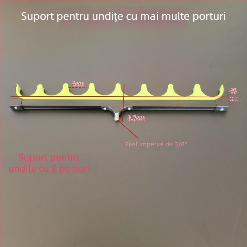 Suport moale pentru undițe din burete, pentru undițe de crap – suport de afișare cu cap de prindere fix