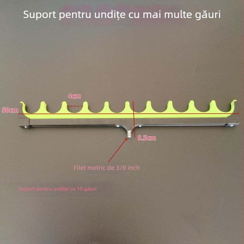Suport moale pentru undițe din burete, pentru undițe de crap – suport de afișare cu cap de prindere fix