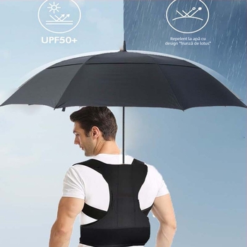 Umbrelă de soare cu design creativ, protecție UV UPF peste 40, tip rucsac, pentru cules ceai, pescuit și fotografie; 8 brațe din fibră, deschidere semi-automat, mâner din plastic