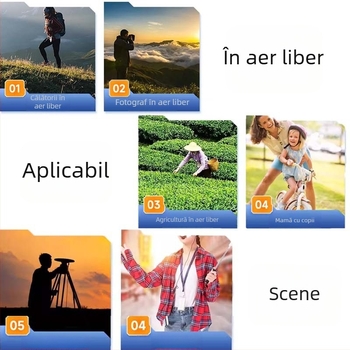Umbrelă de soare cu design creativ, protecție UV UPF peste 40, tip rucsac, pentru cules ceai, pescuit și fotografie; 8 brațe din fibră, deschidere semi-automat, mâner din plastic