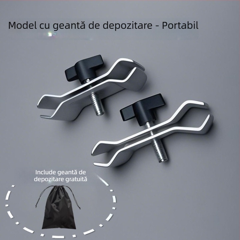 Clema pentru umbre de exterior, puternică și stabilă — accesoriu universal de fixare pentru cărucioare de camping, scaune de pescuit, standuri de piață și cărucioare mici