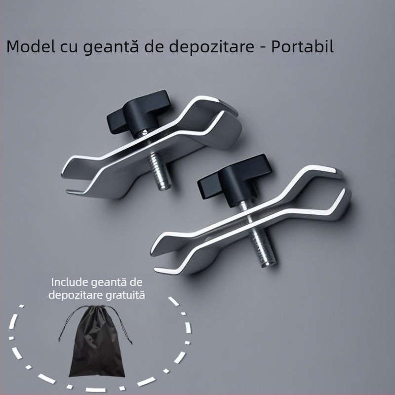 Clema pentru umbre de exterior, puternică și stabilă — accesoriu universal de fixare pentru cărucioare de camping, scaune de pescuit, standuri de piață și cărucioare mici