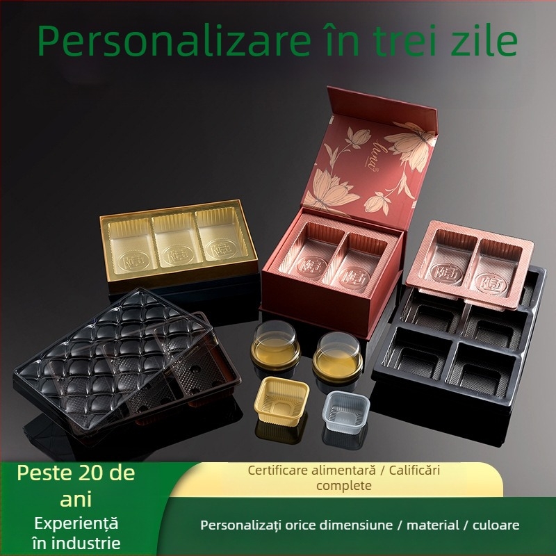 Blister din PVC transparent cu inserție pentru cosmetice și accesorii