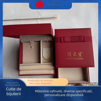 Cutie de bijuterii pentru logodnă, cu interior din piele — cutie pentru inele și set de nuntă