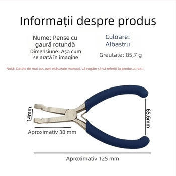 Clește de prindere a mărgelelor pentru bijuterii DIY — instrument pentru șiruit brățări și coliere