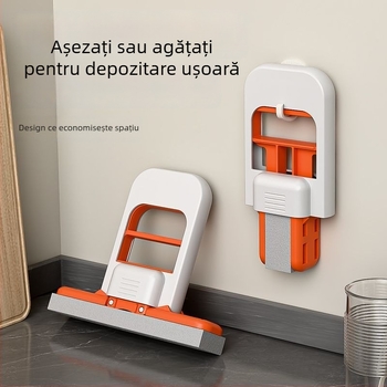 Mop mini pentru bucătărie cu burete, mâner manevrabil, absorbant pentru curățare
