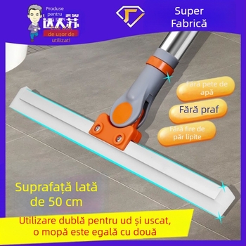 Mop magic personalizat cu racletă din silicon pentru podea și mop cu apă pentru uz casnic