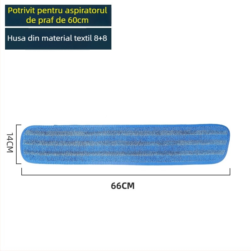 Mop plat din aluminiu, fără atingere, pentru uz casnic, cu cap rotativ