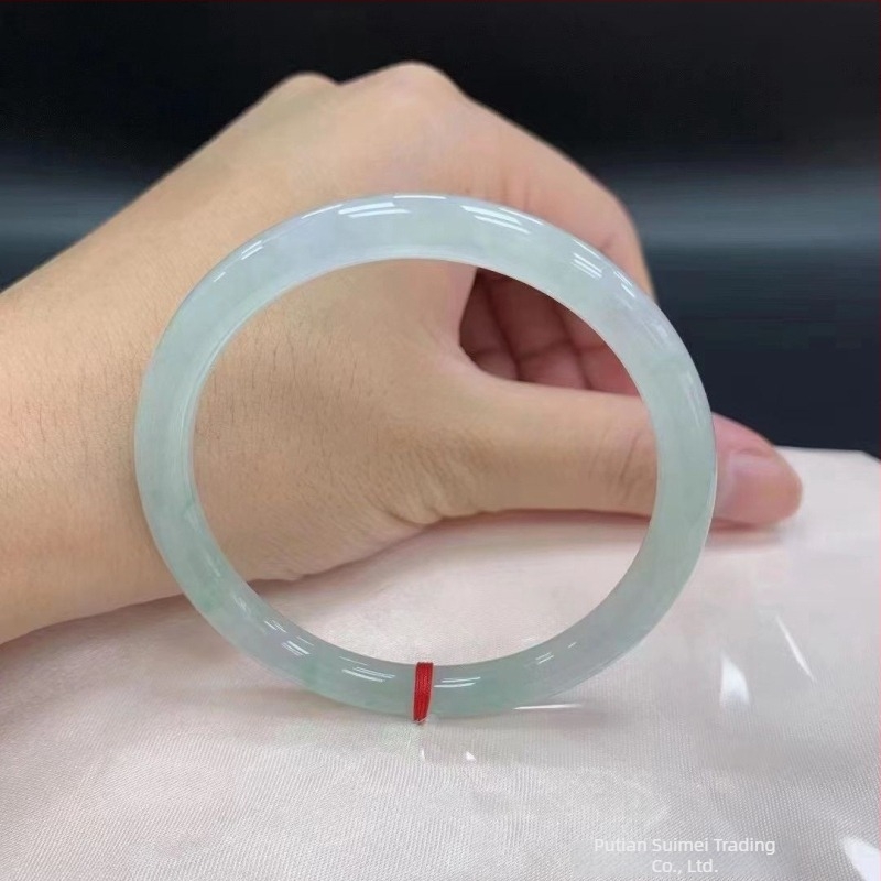 Brățară subțire din jad pentru fete, jad natural autentic, curea circulară fină, la modă