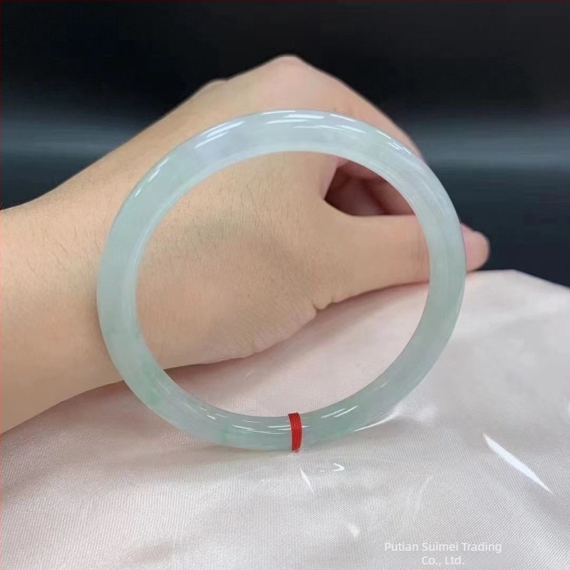 Brățară subțire din jad pentru fete, jad natural autentic, curea circulară fină, la modă