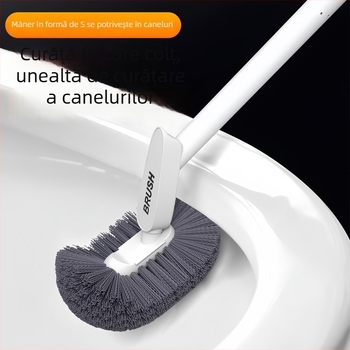 Perie de toaletă cu mâner lung pentru curățare temeinică în casă