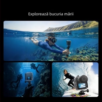 Carcasă impermeabilă Telesin pentru DJI Osmo Nano, husă de protecție pentru cameră mică, impermeabil până la 60 m