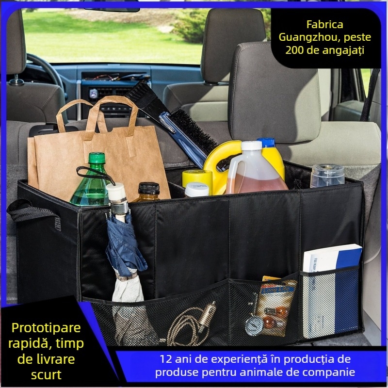 Cutie de depozitare pentru portbagaj din stofă Oxford – organizator auto pentru partea din spate