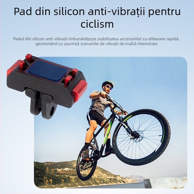 Bază magnetică cu eliberare rapidă, montaj metalic cu două filete, pentru Insta360 ShadowStone 360, Acepro2 și camerele Ace Action