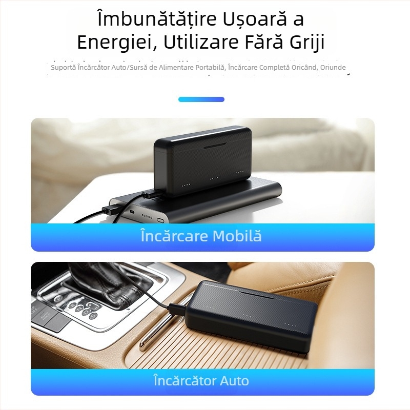 TELESIN Carcasă de încărcare rapidă pentru DJI Action 6, încărcător portabil și accesorii Action5Pro