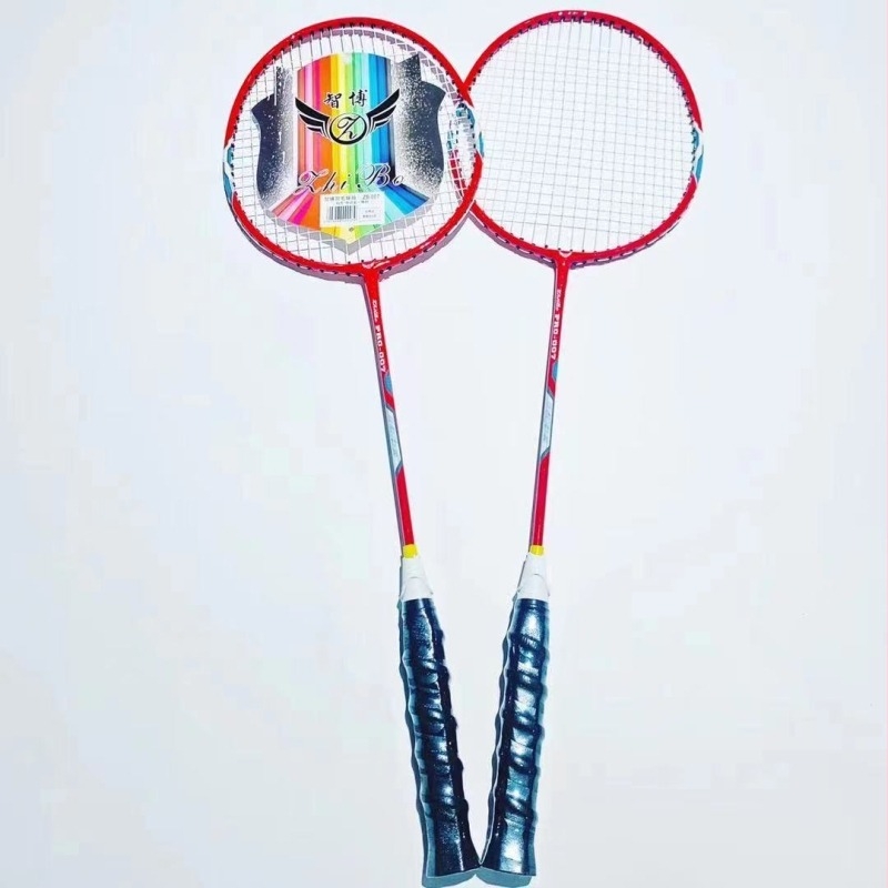 Zhibo PRO-007 rachetă de badminton din aliaj de fier, mâner în stil keel, priză anti-derapare pentru antrenament și competiții