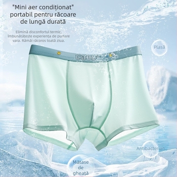 Chiloți pentru băieți adolescenți, Ice Silk respirabil, plasă, vară, 12–15 ani