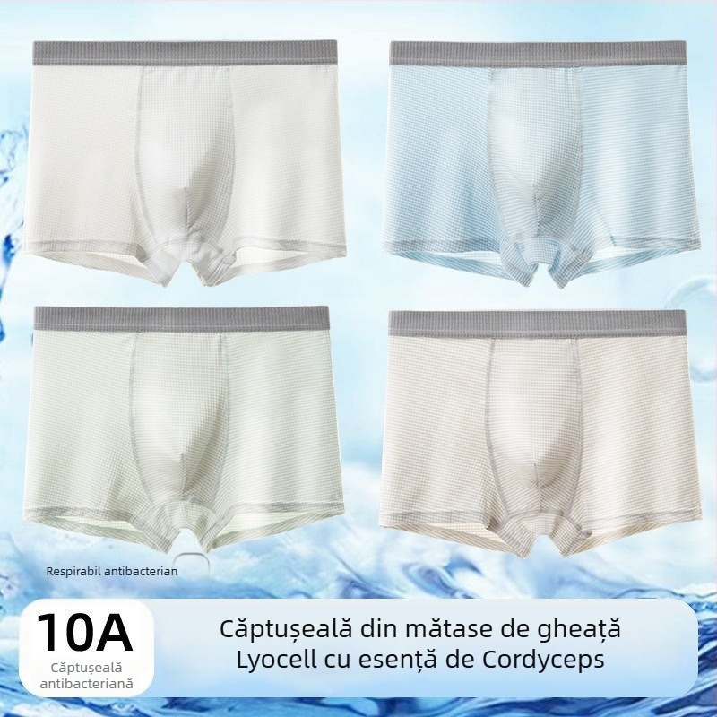 Lyocell lenjerie intimă pentru adolescenți, respirabilă, Ice Silk, răcire și antibacteriană