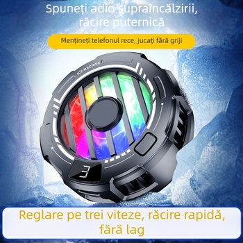 Răcitor pentru telefon S32A, reglaj în trei trepte, afișaj numeric, clips magnetic pe spate, răcire silențioasă universală