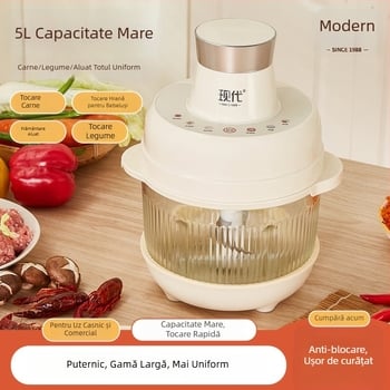 Mașină de tocat carne și frământat aluat cu ecran tactil inteligent, 5 L – dispozitiv multifuncțional all-in-one