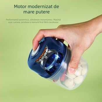 Presă electrică multifuncțională pentru usturoi și mini mașină de pastă de usturoi, pentru uz casnic