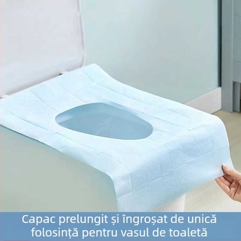 Covoraș de unică folosință pentru scaunul de toaletă, igienă în timpul nașterii, protecție împotriva murdăriei, pentru călătorii, impermeabil
