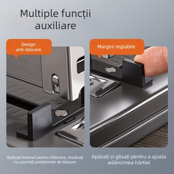 Deli Capsator Mare Rezistent pentru 100 de Pagini