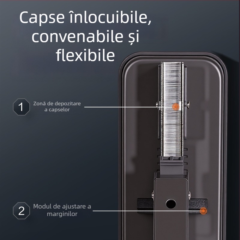 Deli Capsator Mare Rezistent pentru 100 de Pagini