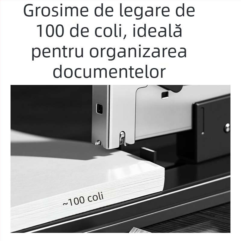 Deli Capsator Mare Rezistent pentru 100 de Pagini