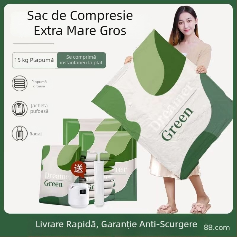 Sac vid pentru păturile și hainele – organizare compactă pentru depozitare și împachetare