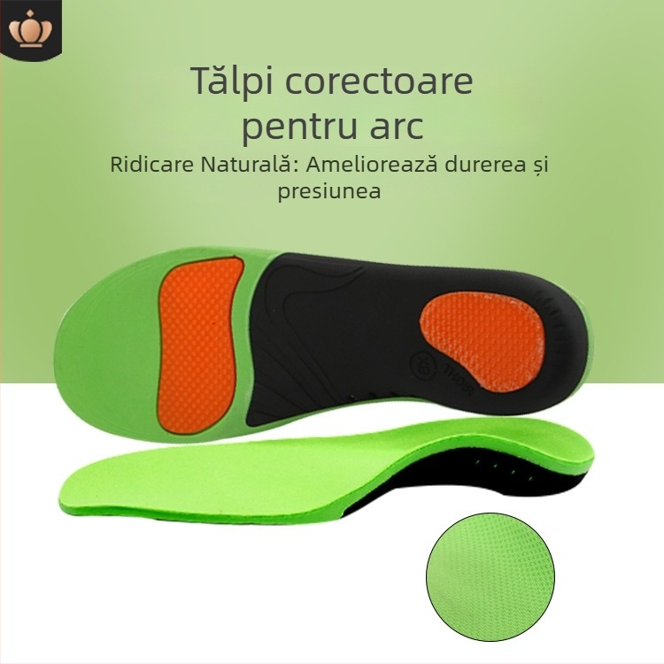 Talpă cu suport pentru arc pentru încălțăminte sport, corectare, absorbție a șocurilor, respirabilă, anti-odor, absorbția transpirației, unisex