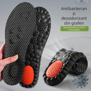 Tălpi cu grafen pentru sprijinul arcului piciorului, absorbția transpirației, rezistență la miros, absorbție puternică a șocurilor și creștere înălțime încorporată