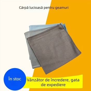 Cârpă pentru curățarea geamurilor din fibre ultra-fine, suprafață lucioasă, absorbantă pentru spălarea mașinii, cârpă de curățare multifuncțională
