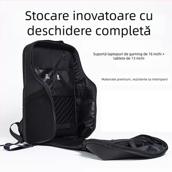 Rucsac universal multifunctional cu compartiment pentru laptop de 16 inch, țesătură Oxford, impermeabil, 20–35 L, stil stradal