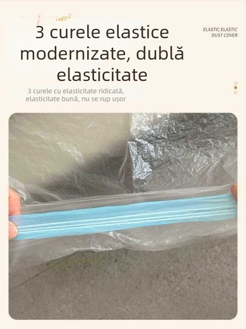 Husă de praf pentru canapea și pat, protecție completă a mobilierului, praf rezistent, anti-zgâriere, husă din plastic subțire