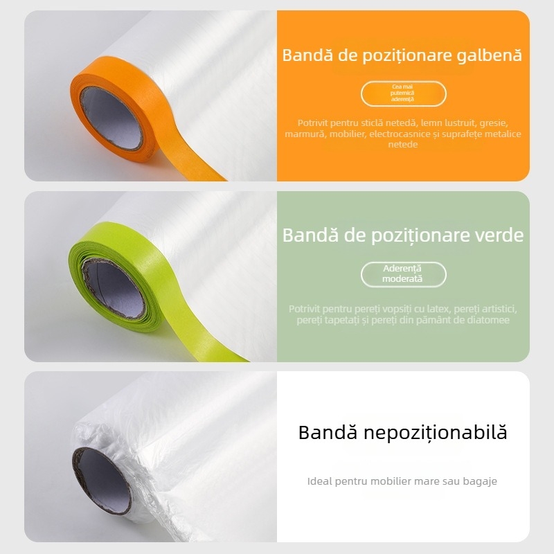 Film de protecție împotriva prafului pentru decorare și protecția mobilierului, husă pentru canapea