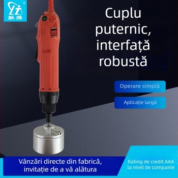 Capsator electric portabil pentru sticle din sticlă și plastic — etanșare și strângere a capaceleor (semi-automat)