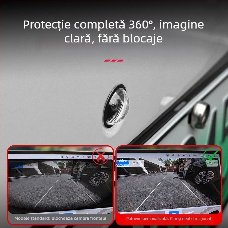 Capac de protecție pentru camera auto și lentilă, pentru sistemul de vizualizare a 360° la mersul înapoi