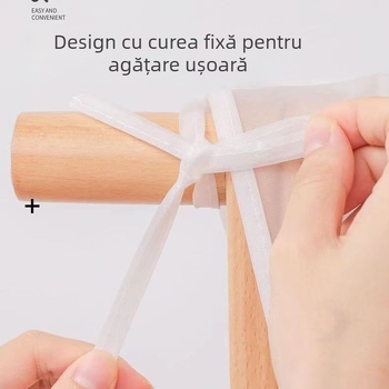 Husă de praf pentru umeraș de palto — set organizator pentru haine, depozitare deschisă