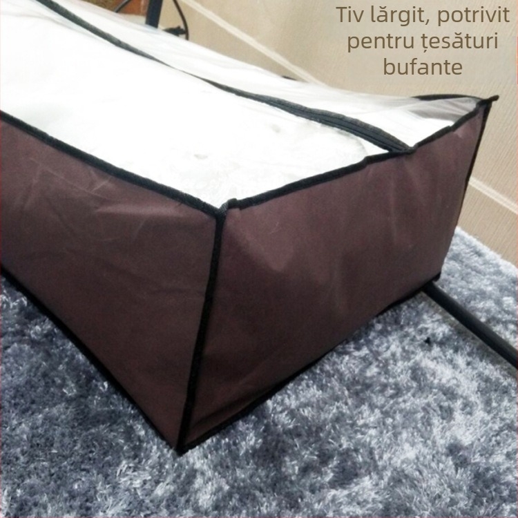 Sac transparent de protecție împotriva prafului pentru rochie de mireasă cu trenă, imprimabil