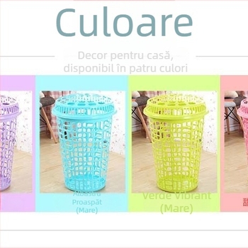 Coș pliabil pentru rufe murdare, uz casnic, capacitate mare, potrivit pentru balcon și baie