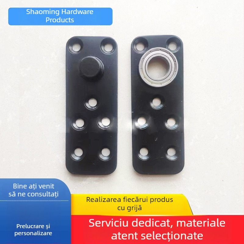 Balama pentru dulap din lemn, finisaj negru, din oțel 45, disponibile în mai multe dimensiuni