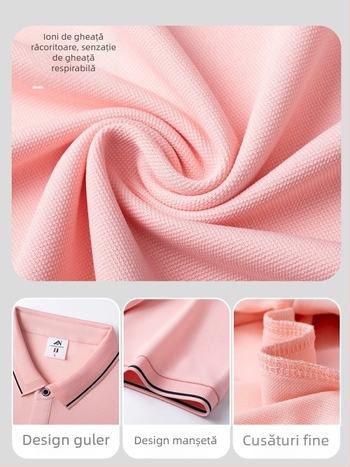 Polo corporativ – tricou de lucru personalizat, mânecă scurtă, tricou de echipă cu siglă, vară